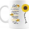 Personalized Mug To My Daughter Never Forget That Your Are My Sunshine