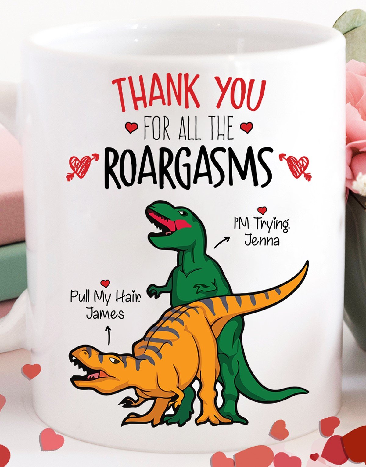 Personalized-Mugs-Gift-For-Her-Gift-For-Him-Anniversary-Gifts-Dinosaur-Funny-Mug Personalized Mugs