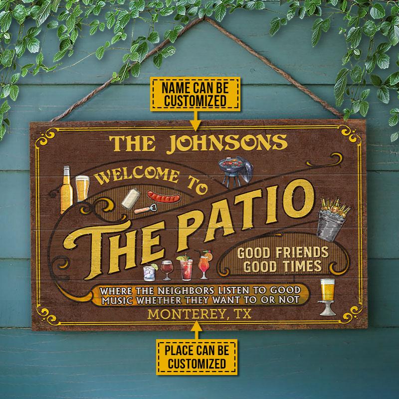 Personalized-Patio-Grilling-Listen-To-The-Good-Music-Custom-Wood-Rectangle-Sign-1 Personalized Patio Grilling Listen To The Good Music Custom Wood Rectangle Sign 1