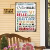 Personalized Patio Slow Down Custom Classic Metal Signs