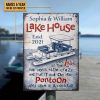 Personalized Pontoon Sketch Give It Customized Classic Metal Signs