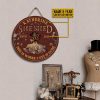 Personalized Sewing She Shed This Is Where Customized Wood Circle Sign