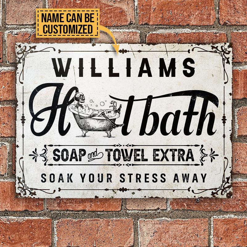 Personalized-Skeleton-Hot-Bath-Soak-Your-Stress-Away-Customized-Classic-Metal-Signs-1 Personalized Skeleton Hot Bath Soak Your Stress Away Customized Classic Metal Signs 1