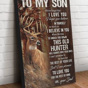 Personalized Son Wall Art Canvas