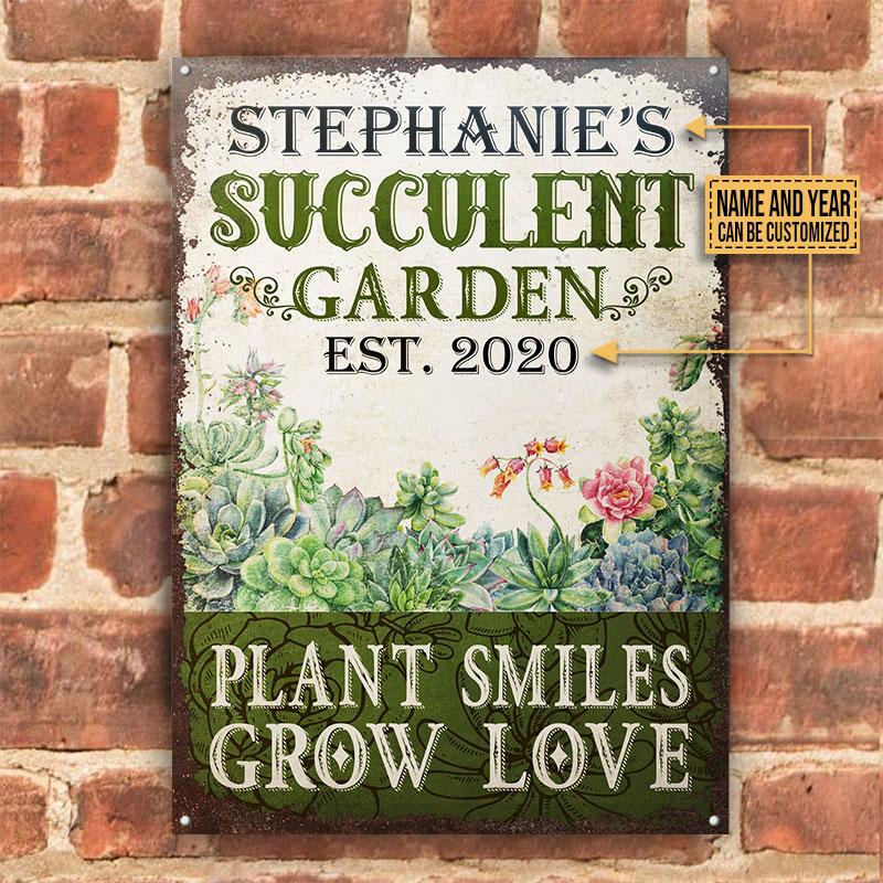 Personalized-Succulent-Garden-Grow-Love-Vertical-Customized-Classic-Metal-Signs-1 Personalized Succulent Garden Grow Love Vertical Customized Classic Metal Signs 1
