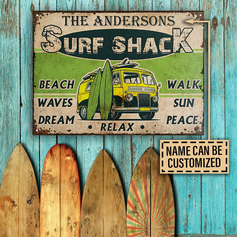 Personalized Surfing Wall Sun Customized Classic Metal Signs