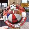 Personalized Swimming Pool Have Fun Customized Wood Circle Sign