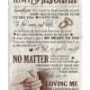 Personalized To My Husband I Can Not Promise I Will Be Here For The Rest Of Your Life Lion Canvas