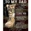 Personalized Veteran Dad Canvas