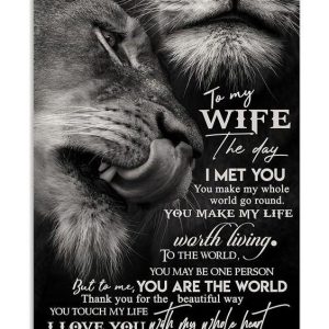Personalized Wife Canvas