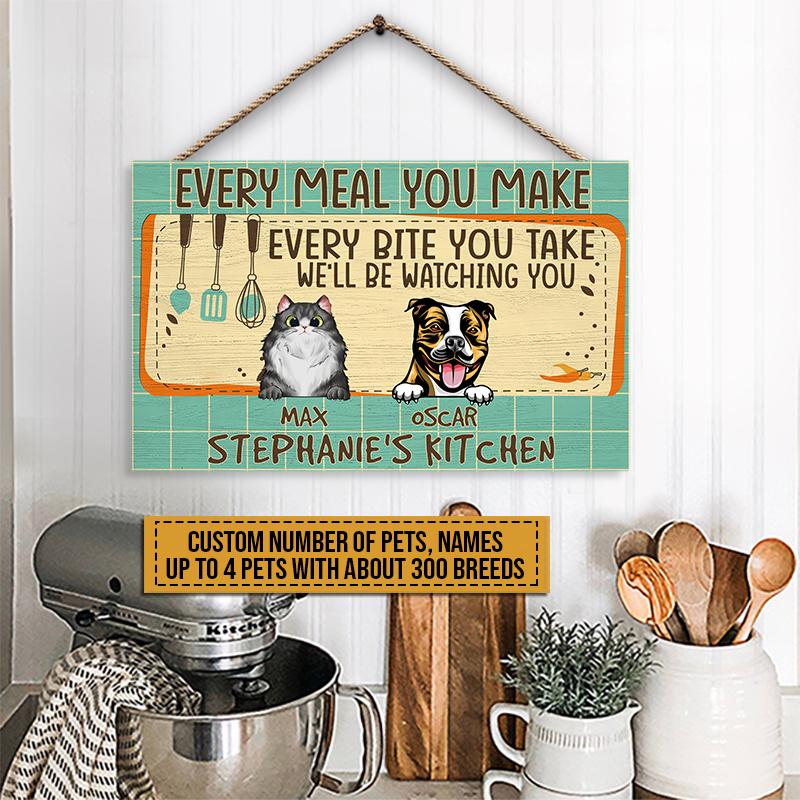 Pet-Lovers-Well-Be-Watching-You-Custom-Wood-Rectangle-Sign-Dog-Cat-Funny-Kitchen-Decor-Gift-For-Pet-Lovers-2 Cat