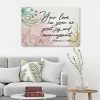 Philemon 1:7 Your Love Has Given Me Great Joy And Encouragement Canvas Wall Art