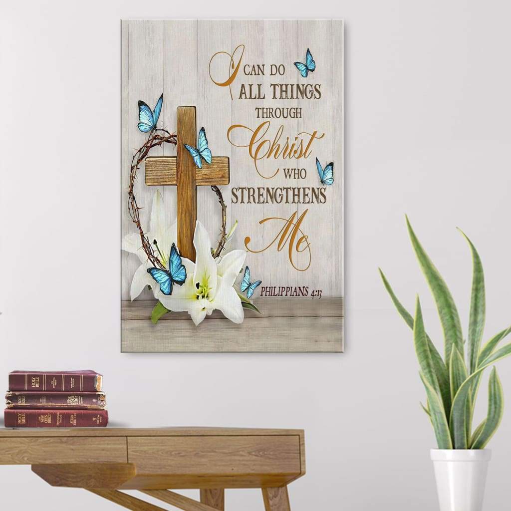 Philippians 4:13 Nkjv Canvas Wall Art