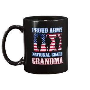 Proud Army National Guard Grandma USA Veteran Military Mug 1