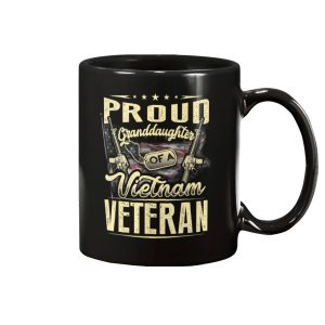 Proud Granddaughter Of A Vietnam Veteran Grandpa Mug 1 1