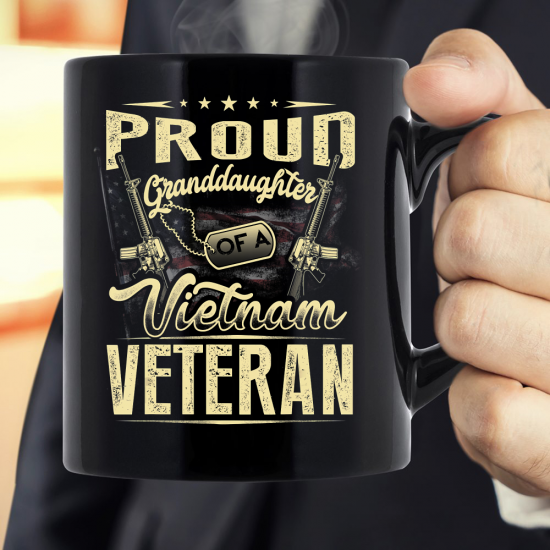 Proud Granddaughter Of A Vietnam Veteran Grandpa Mug