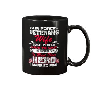 Proud US Air Force Air Force Veterans Wife Mug 1