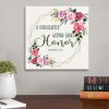 Proverbs 11:16 A Kindhearted Woman Gains Honor Canvas Wall Art