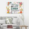 Proverbs 31:30 A Woman Who Fears The Lord Is To Be Praised Canvas Wall Art
