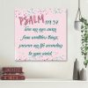 Psalm 119:37 Turn My Eyes Away From Worthless Things Canvas Wall Art