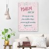 Psalm 119:37 Turn My Eyes Away From Worthless Things Canvas Wall Art