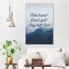 Psalm 27:14 Take Heart Don'T Quit Stay With God Canvas Wall Art