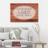 Psalm 55:22 Cast Your Cares On The Lord And He Will Sustain You Scripture Wall Art Canvas
