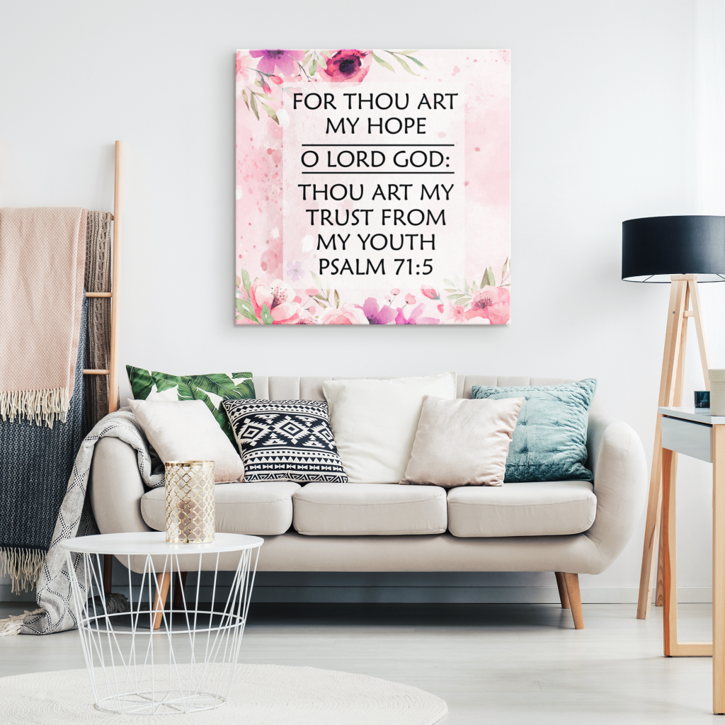 O Lord God Canvas Wall Art