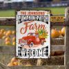 Pumpkins Patch Custom Classic Metal Signs
