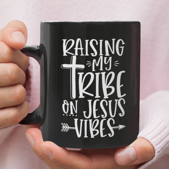 Raising Tribe On Jesus Vibes Coffee Mug