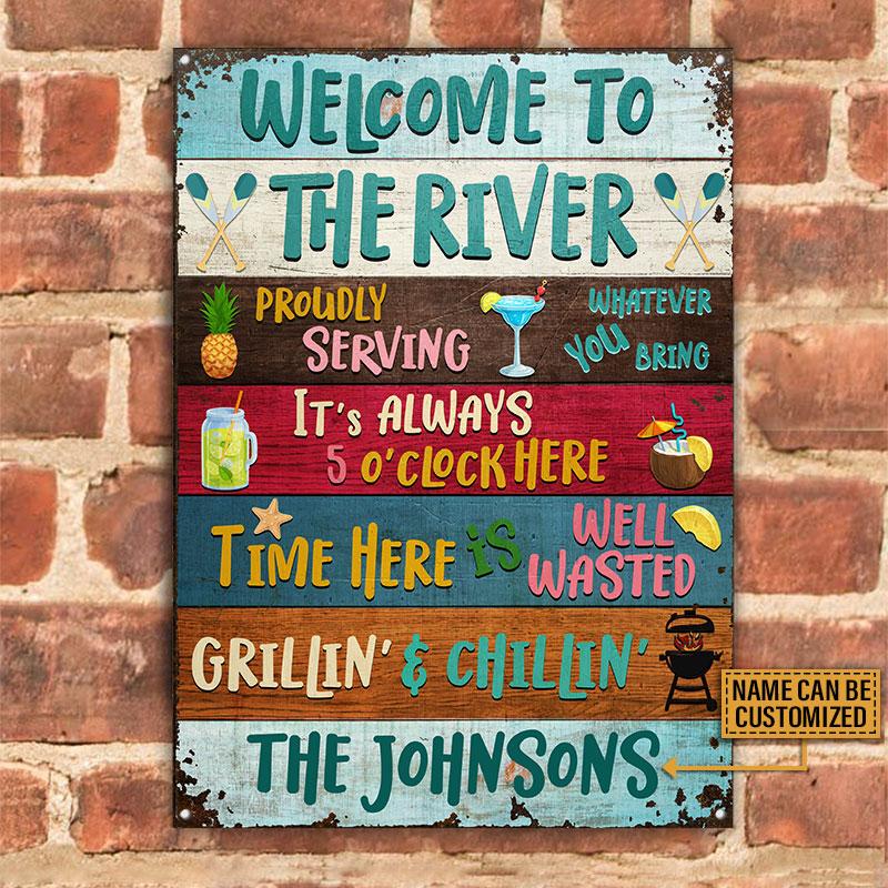 Fun Sign For The River Home