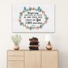 Romans 5:1 We Have Peace With God Through Our Lord Jesus Christ Canvas Wall Art