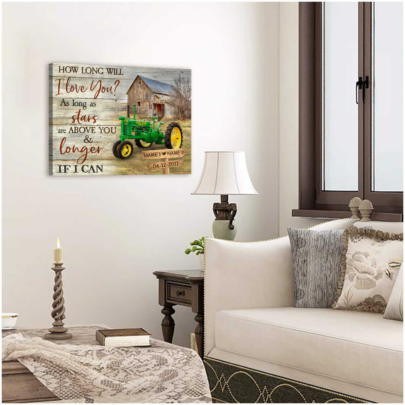 Romantic-Personalized-Old-Barn-And-John-Deere-Tractor-How-Long-Will-I-Love-You-Custom-Name-And-Date-Farmhouse-Canvas-Prints-Wall-Art-Decor-3 Romantic Personalized Old Barn And John Deere Tractor How Long Will I Love You Custom Name And Date Farmhouse Canvas Prints Wall Art Decor 3