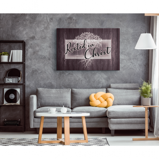 Rooted In Christ Canvas Wall Art 1 2