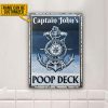 Sailor Navy Captain Beach Poop Deck Custom Classic Metal Signs