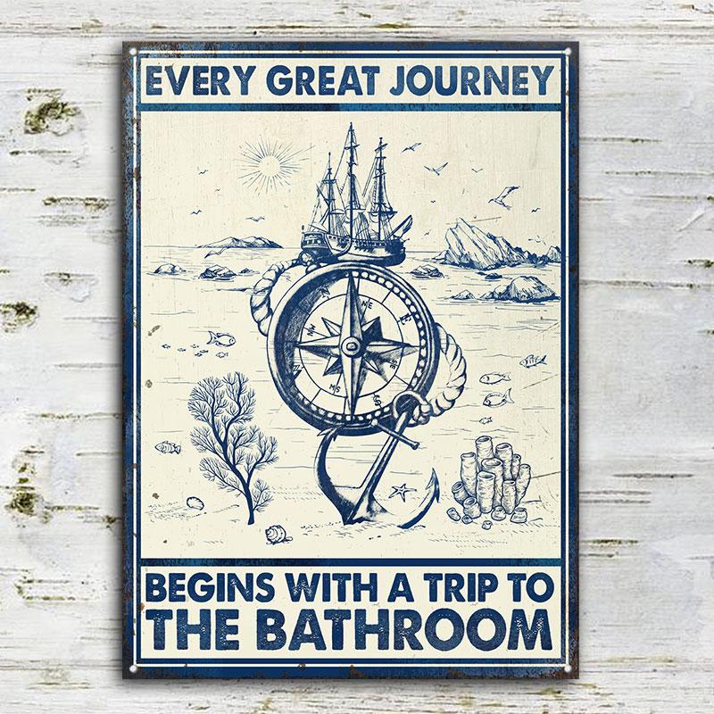 Sailor-Trip-To-The-Bathroom-Customized-Classic-Metal-Signs-2 Sailor Trip To The Bathroom Customized Classic Metal Signs 2