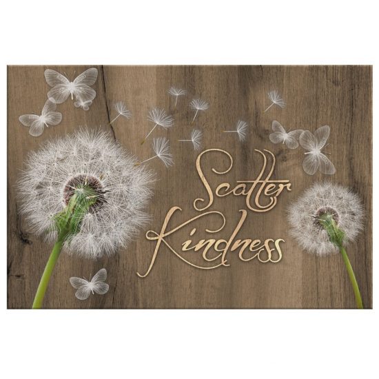 Scatter Kindness Canvas Wall Art 2