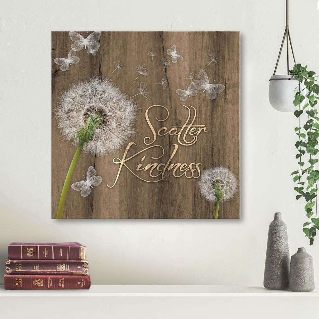 Scatter Kindness Canvas Wall Art
