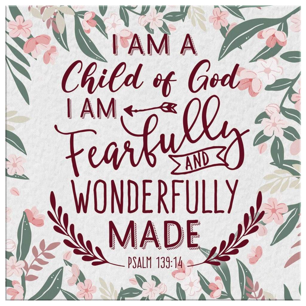 Scripture-Wall-Art-A-Child-Of-God-Fearfully-And-Wonderfully-Made-Psalm-13914-Canvas-Print-2 Scripture Wall Art A Child Of God Fearfully And Wonderfully Made Psalm 13914 Canvas Print 2