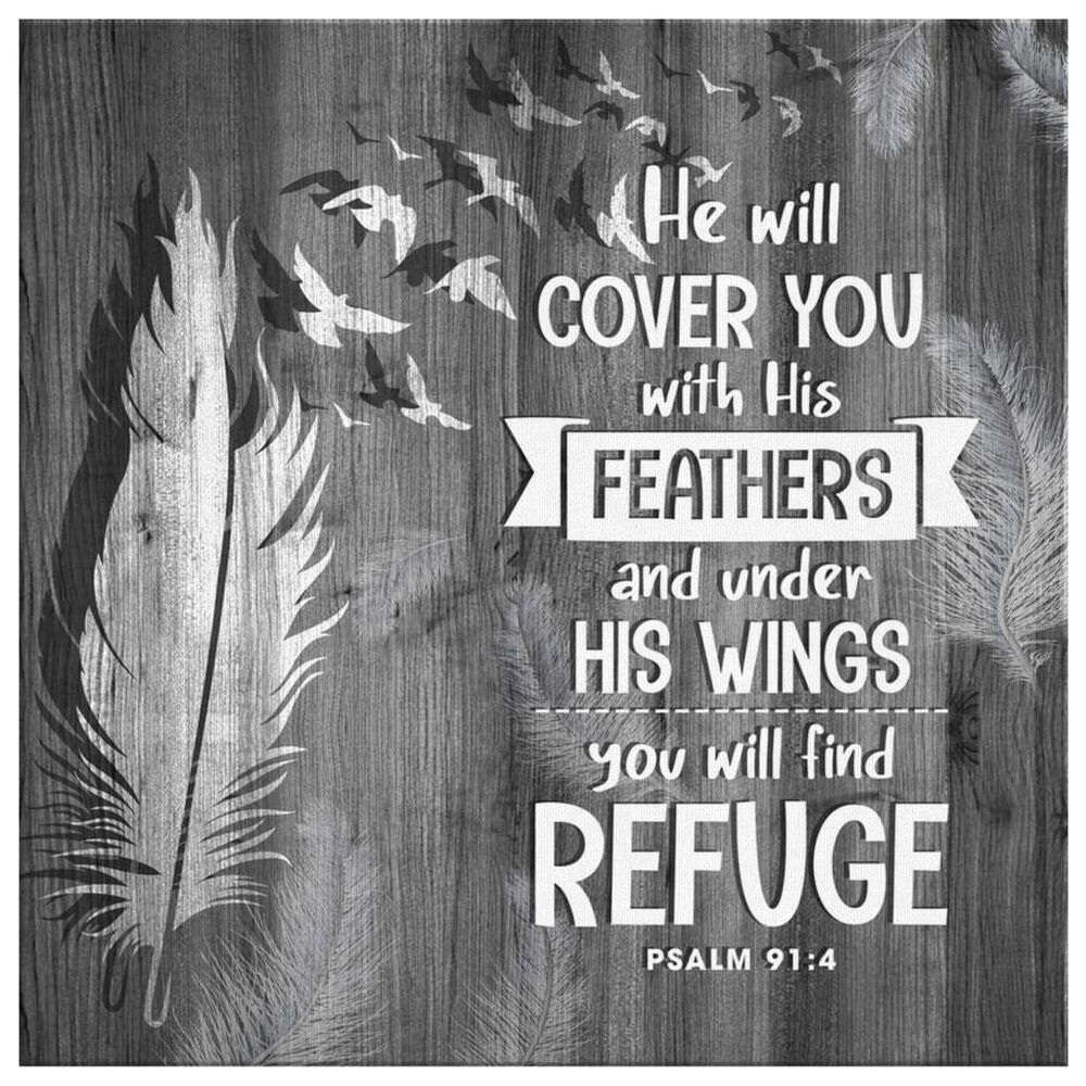 Scripture-Wall-Art-He-Will-Cover-You-With-His-Feathers-Psalm-914-Canvas-Print-2 Scripture Wall Art He Will Cover You With His Feathers Psalm 914 Canvas Print 2