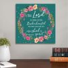 Scripture Wall Art: The Lord Is Close To The Brokenhearted Psalm 34:18 Canvas Print