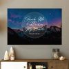 Search Me O God And Know My Heart Psalm 139:23 Bible Verse Wall Art Canvas