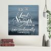 Seek The Lord And His Strength 1 Chronicles 16:11 Kjv Scripture Canvas Wall Art