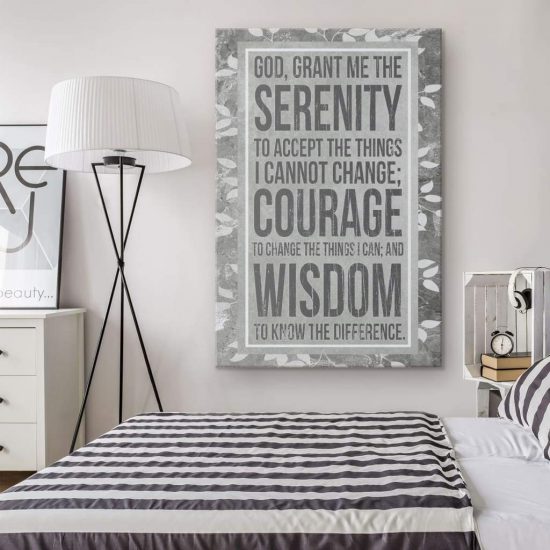 Serenity Prayer Canvas Wall Art 1 1