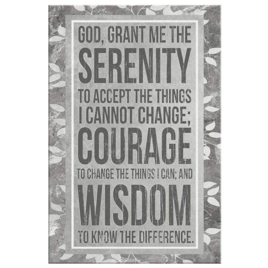 Serenity Prayer Canvas Wall Art 2 1