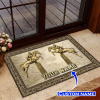 Show Jumping Personalized Custom Name Doormat Welcome Mat