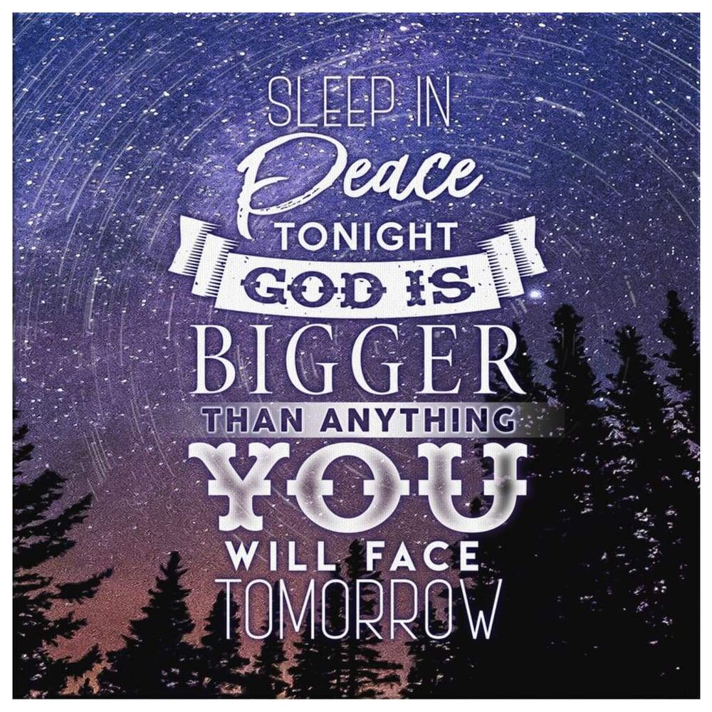 Sleep-In-Peace-Tonight-Christian-Wall-Art-Canvas-2 Sleep In Peace Tonight Christian Wall Art Canvas 2