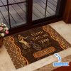 Sloth Cycling Team Personalized Custom Name Doormat Welcome Mat