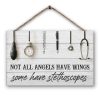 Some Have Stethoscopes Nurse Gift - Personalized Custom Wood Rectangle Sign