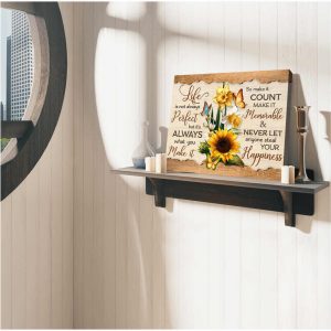 Sunflowers And Butterfly Canvas Never Let Anyone Steal Your Happiness Wall Art Decor 3 Sunflowers And Butterfly Canvas Never Let Anyone Steal Your Happiness Wall Art Decor 3